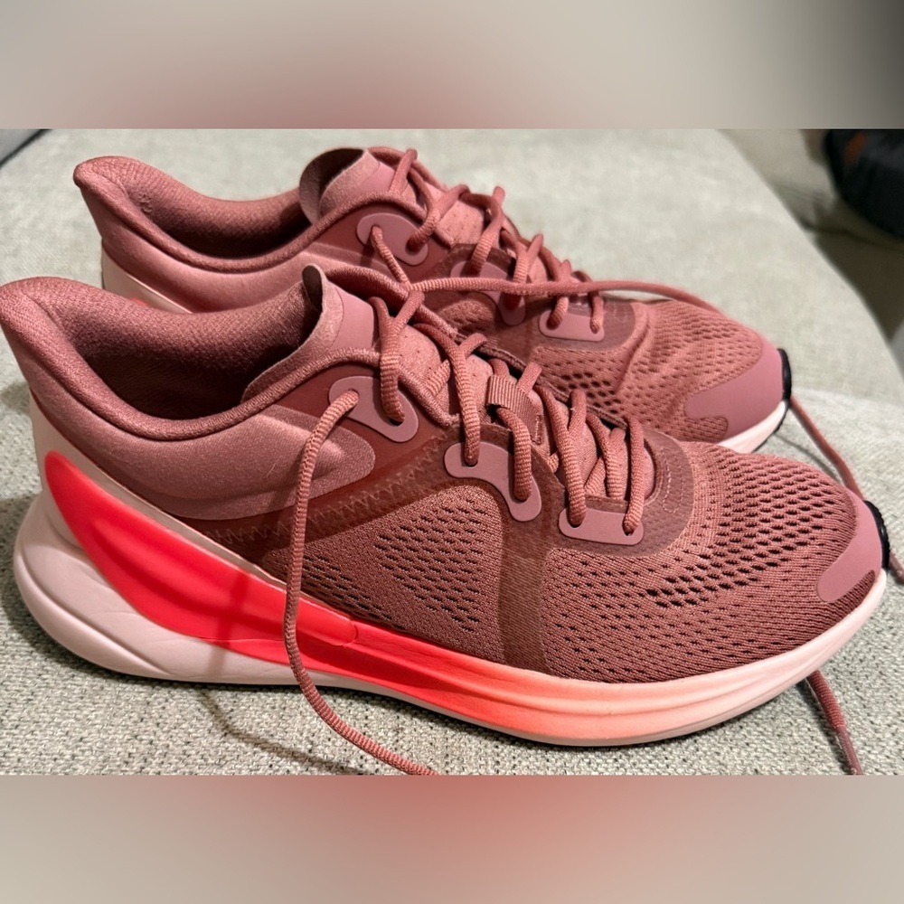 lululemon athletica Women's Rose Running Sneakers with Coral Accent